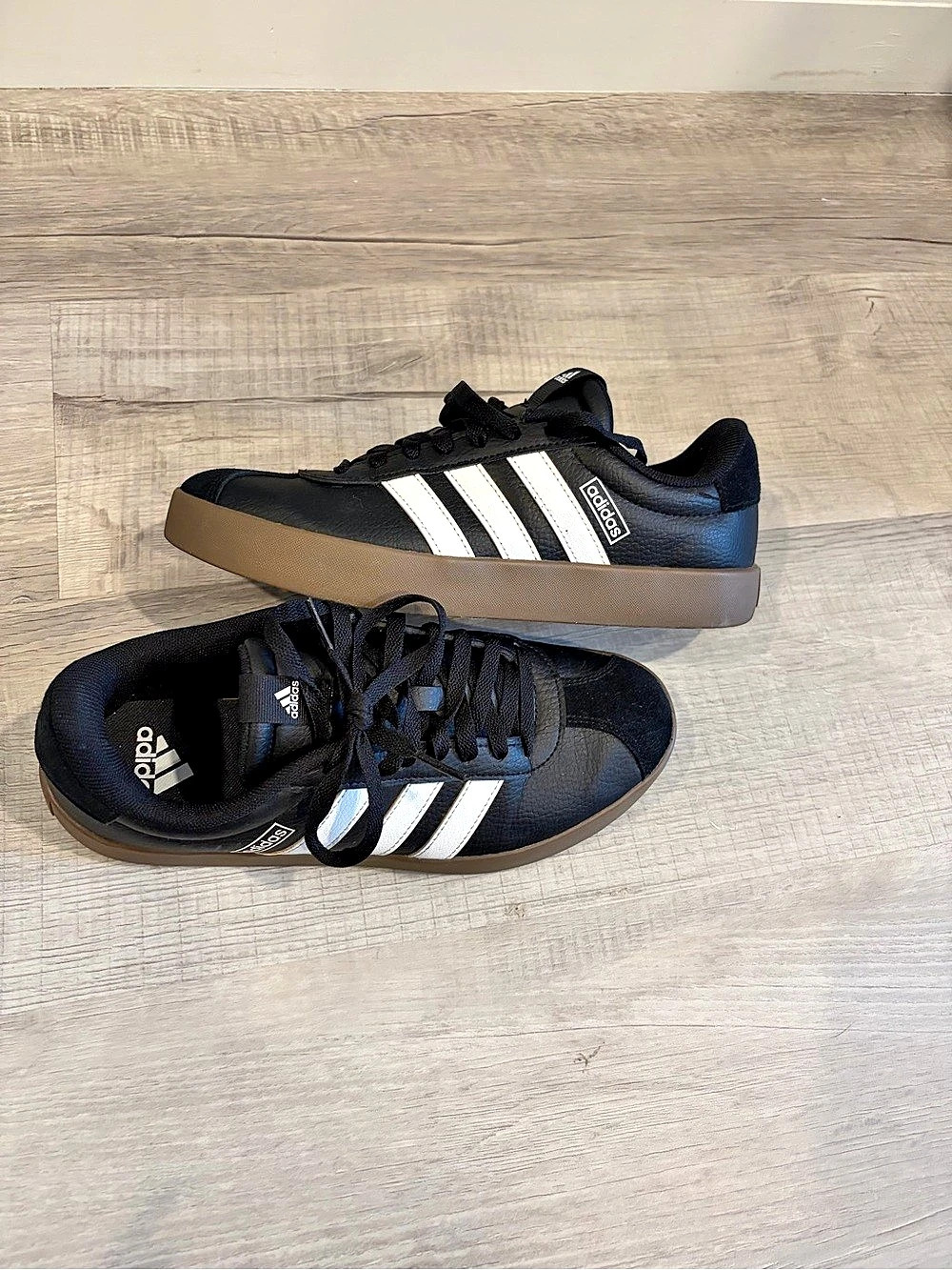 adidas VL Court Black & White Sneakers
